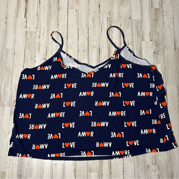 COPY - Old Navy Women's Plus Size 4X Blue Amore Sunday Soft Lounge Tank Top - Picture 8 of 16